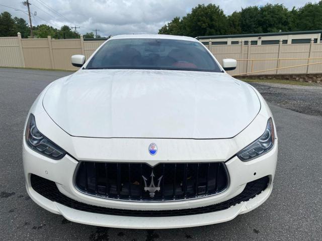 ZAM57RTA3E1093751 - 2014 MASERATI GHIBLI S WHITE photo 8