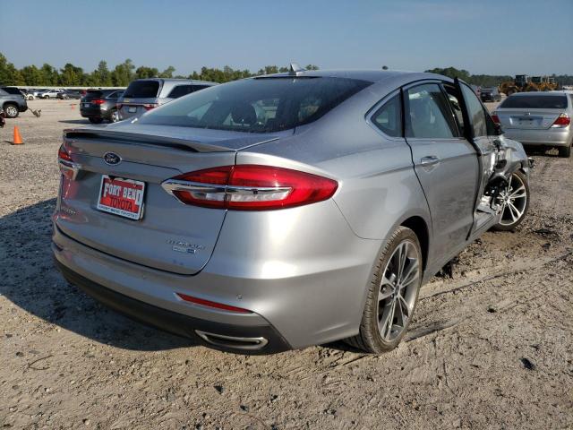 3FA6P0D98LR175380 - 2020 FORD FUSION TIT SILVER photo 4