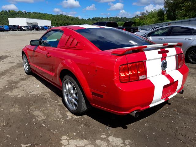 1ZVHT82H855127162 - 2005 FORD MUSTANG GT RED photo 3