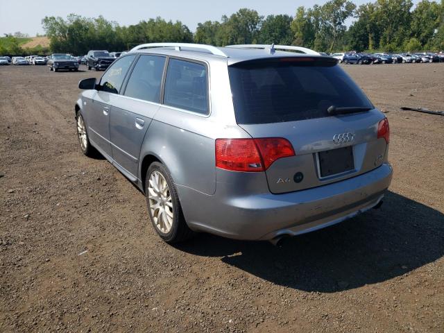 WAUKF78E18A168037 - 2008 AUDI A4 2.0T AV SILVER photo 3