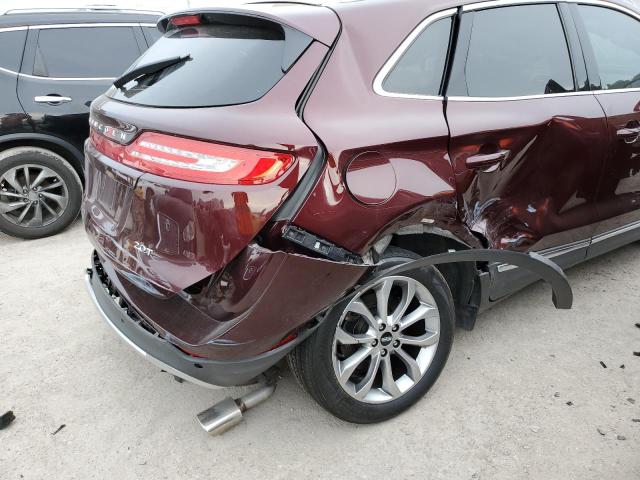 5LMCJ2C90HUL11053 - 2017 LINCOLN MKC SELECT ბურგუნდია ფოტო 9