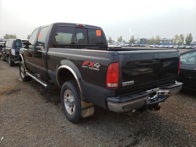 1FTWW31P25EA40726 - 2005 FORD F350 SRW S BLACK photo 3