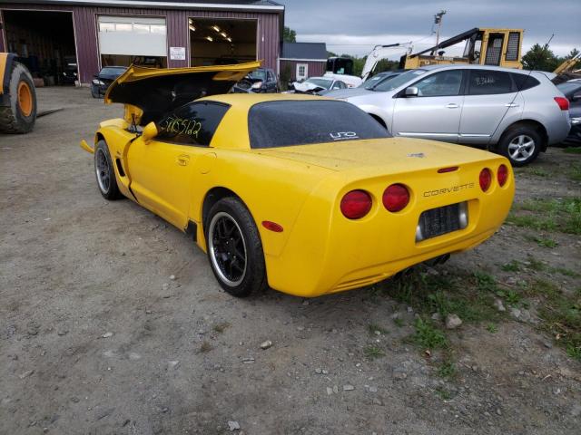 1G1YY12S735113122 - 2003 CHEVROLET CORVETTE Z YELLOW photo 3