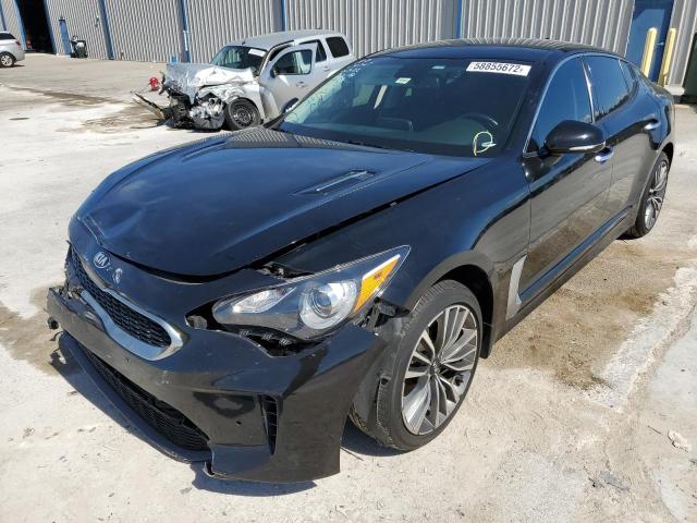 KNAE15LA3K6064275 - 2019 KIA STINGER BLACK photo 2