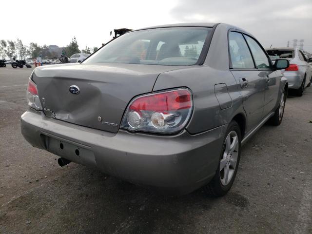 JF1GD67676H515528 - 2006 SUBARU IMPREZA 2. GRAY photo 4