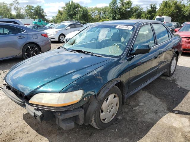 1HGCG164X1A078632 - 2001 HONDA ACCORD LX GREEN photo 2