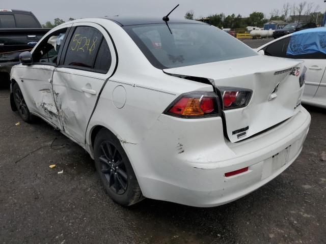 JA32U2FU0HU014227 - 2017 MITSUBISHI LANCER ES WHITE photo 3