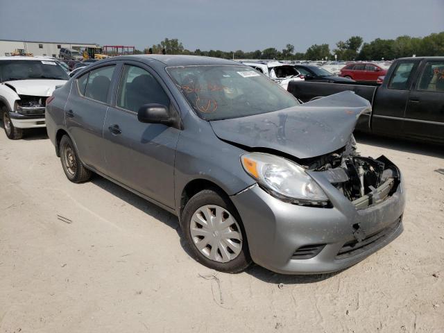 3N1CN7AP8DL862364 - 2013 NISSAN VERSA S GRAY photo 1