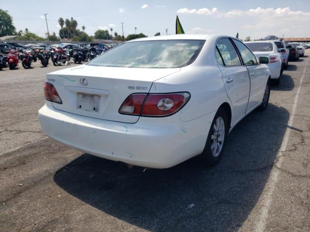 JTHBF30G630149764 - 2003 LEXUS ES 300 WHITE photo 4