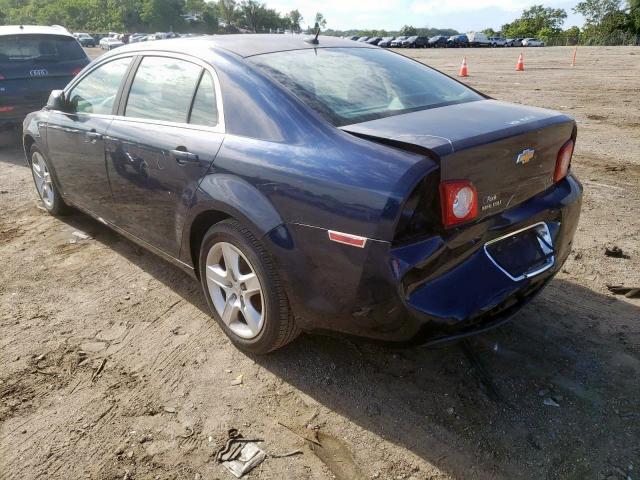 1G1ZG57B294183875 - 2009 CHEVROLET MALIBU LS BLUE photo 3