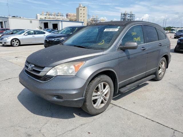 5J6RE4H70AL015612 - 2010 HONDA CR-V EXL CHARCOAL photo 2