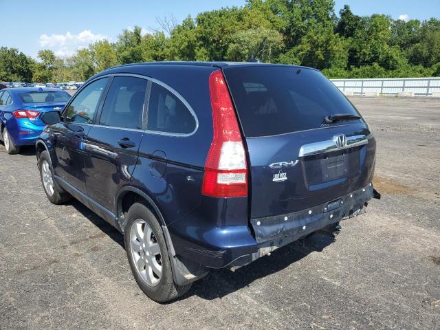 JHLRE48738C036599 - 2008 HONDA CR-V EXL BLUE photo 3