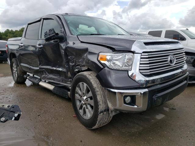 5TFFW5F16HX219487 - 2017 TOYOTA TUNDRA CRE GRAY photo 1