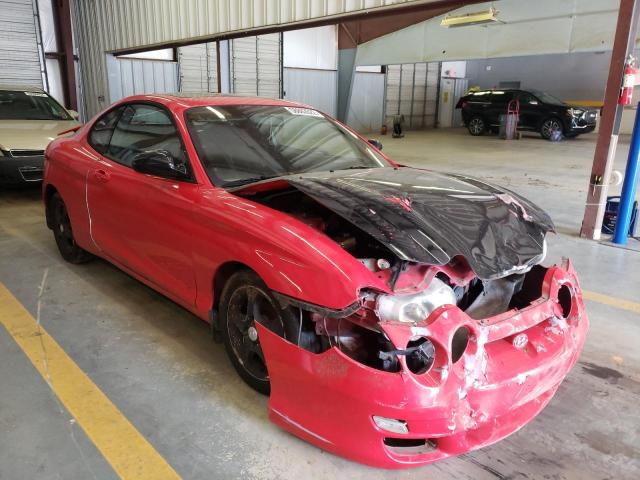 KMHJG25F51U238778 - 2001 HYUNDAI TIBURON RED photo 1