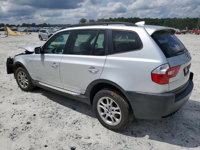 WBXPA73454WB24454 - 2004 BMW X3 2.5I SILVER photo 3