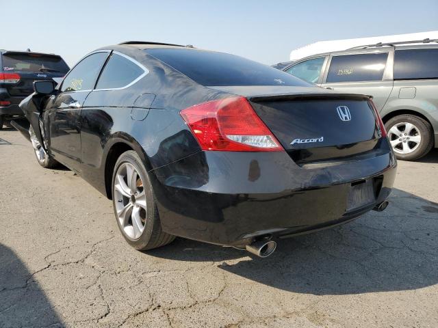 1HGCS2B85CA002428 - 2012 HONDA ACCORD EXL BLACK photo 3