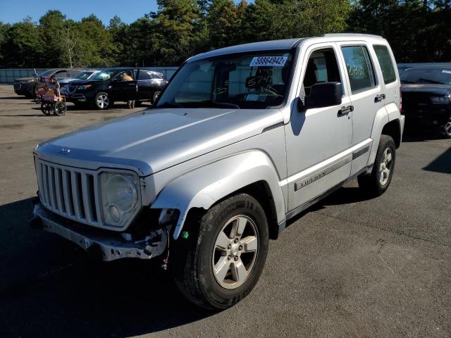 1C4PJLAK9CW157489 - 2012 JEEP LIBERTY SP SILVER photo 2