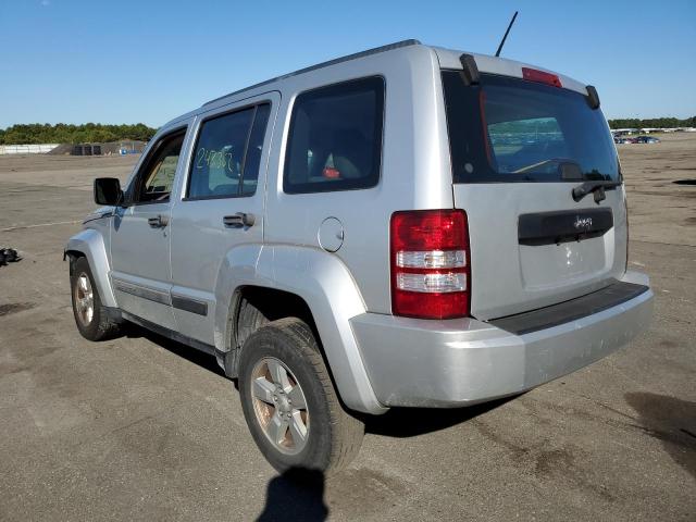 1C4PJLAK9CW157489 - 2012 JEEP LIBERTY SP SILVER photo 3