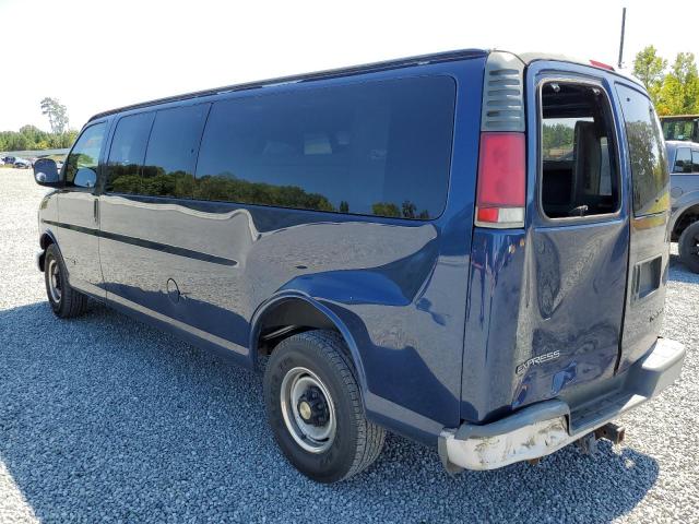 1GCHG39F0Y1249878 - 2000 CHEVROLET EXPRESS 35 BLUE photo 3