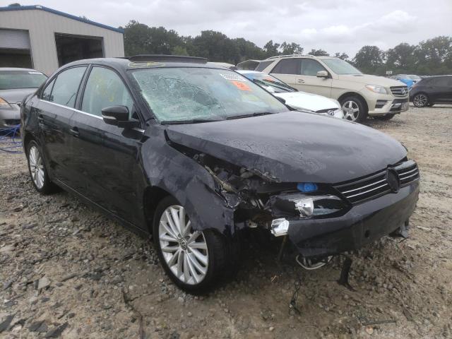 3VWL07AJ3EM381650 - 2014 VOLKSWAGEN JETTA SEL BLACK photo 1