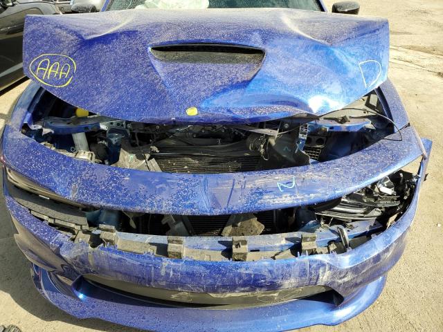 2C3CDXHG3MH650216 - 2021 DODGE CHARGER GT BLUE photo 7