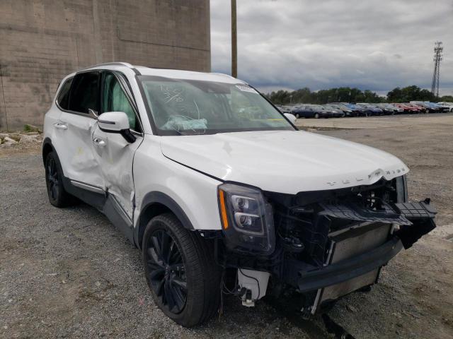 5XYP5DHC4LG093870 - 2020 KIA TELLURIDE WHITE photo 1