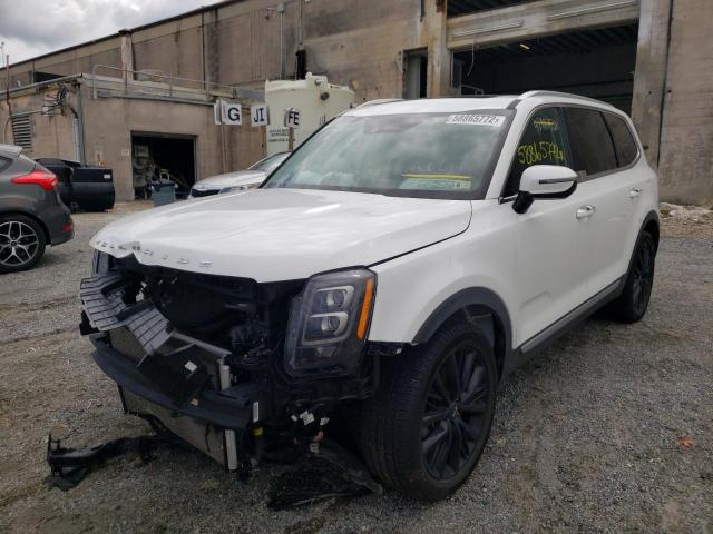 5XYP5DHC4LG093870 - 2020 KIA TELLURIDE WHITE photo 2