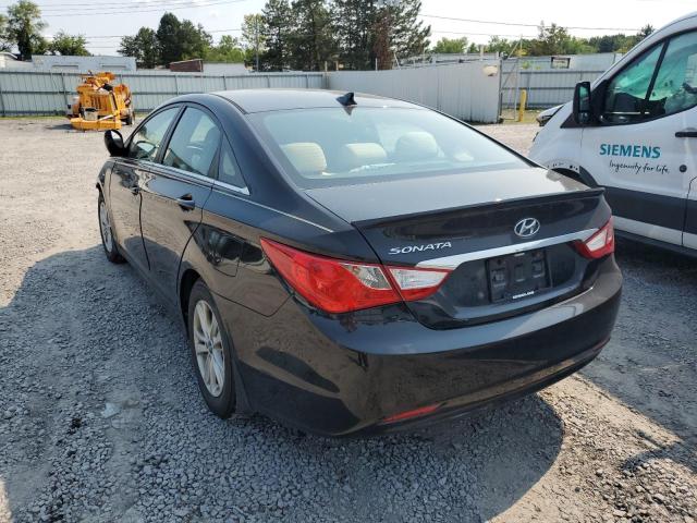 5NPEB4AC1DH571649 - 2013 HYUNDAI SONATA GLS BLACK photo 3