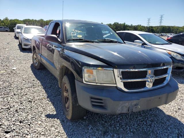 1D7HE32K98S528307 - 2008 DODGE DAKOTA SXT BLACK photo 1