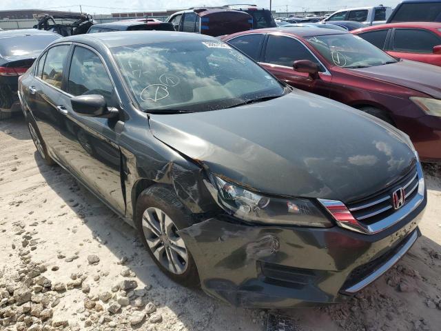 1HGCR2F33FA103224 - 2015 HONDA ACCORD LX GRAY photo 1