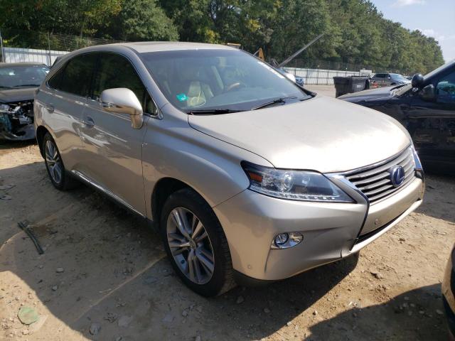 2T2ZB1BA2FC004624 - 2015 LEXUS RX 450H BEIGE photo 1