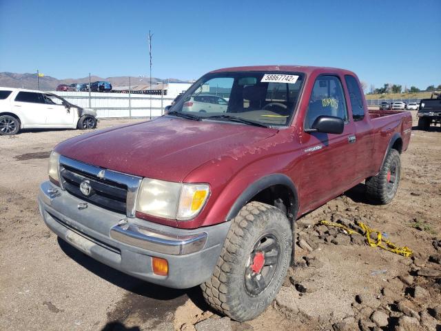 4TAWN72N7WZ161085 - 1998 TOYOTA TACOMA XTR MAROON photo 2