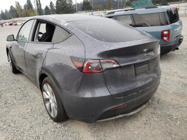 5YJYGDEE5MF207291 - 2021 TESLA MODEL Y فحمي صورة 3