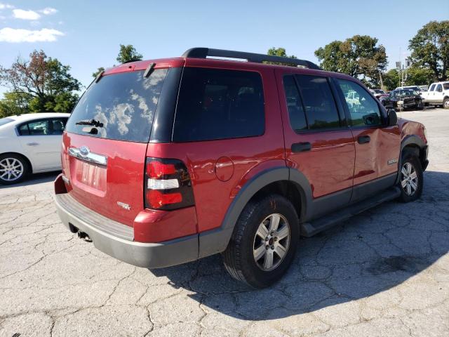 1FMEU63E06UA64234 - 2006 FORD EXPLORER MAROON photo 4