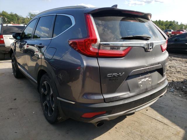 2HKRW2H94JH692580 - 2018 HONDA CR-V TOURI GRAY photo 3