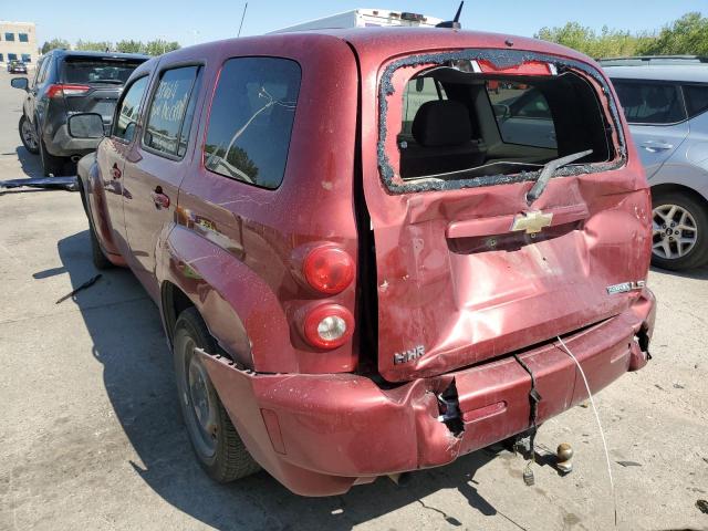 3GNCA13B29S516659 - 2009 CHEVROLET HHR LS BURGUNDY photo 3