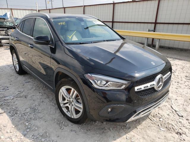 W1N4N4GB6MJ156506 - 2021 MERCEDES-BENZ GLA 250 BLACK photo 1