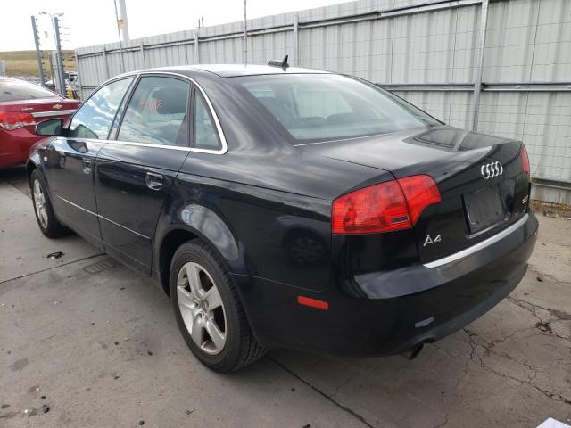 WAUAF78E36A263093 - 2006 AUDI A4 2 TURBO BLACK photo 3