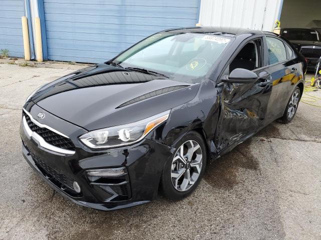 3KPF24AD1ME391699 - 2021 KIA FORTE FE BLACK photo 2