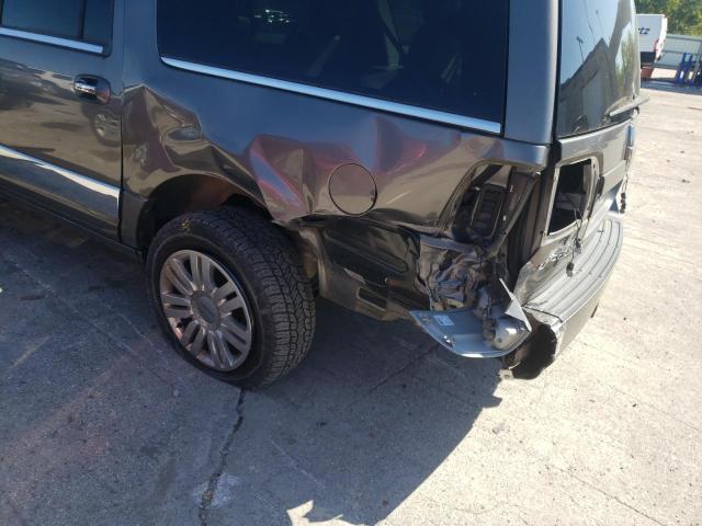 5LMJJ3J56BEJ08277 - 2011 LINCOLN NAVIGATOR CHARCOAL photo 9