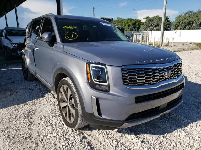 5XYP6DHC5MG125840 - 2021 KIA TELLURIDE GRAY photo 1