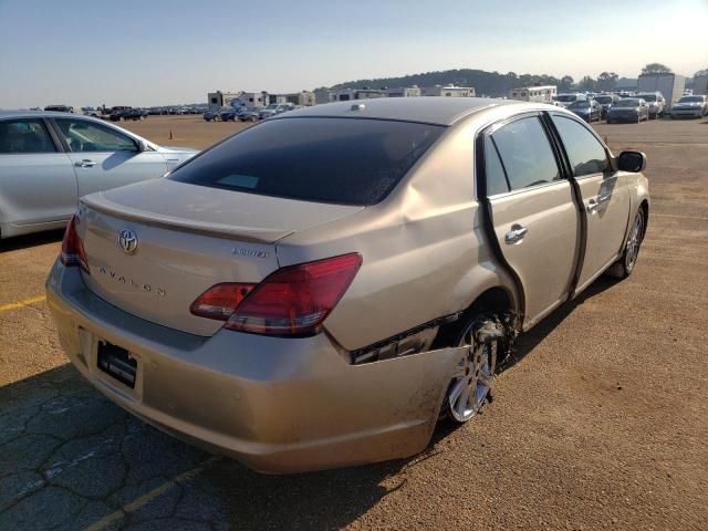 4T1BK36B39U340211 - 2009 TOYOTA AVALON XL TAN photo 4