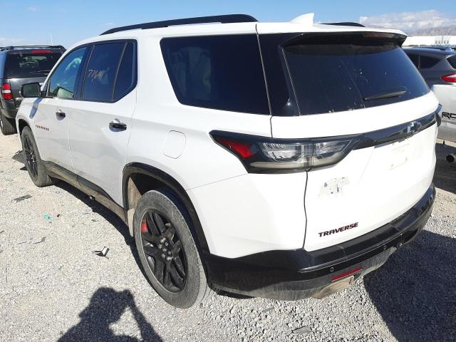 1GNERKKW3JJ258122 - 2018 CHEVROLET TRAVERSE P WHITE photo 3