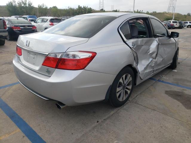 1HGCR2F34EA024580 - 2014 HONDA ACCORD LX SILVER photo 4