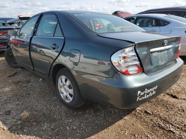 4T1BE32K24U347284 - 2004 TOYOTA CAMRY LE GREEN photo 3