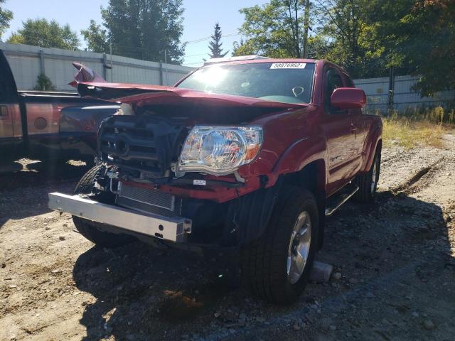 5TEUU4EN3AZ684237 - 2010 TOYOTA TACOMA ACC წითელი ფოტო 2