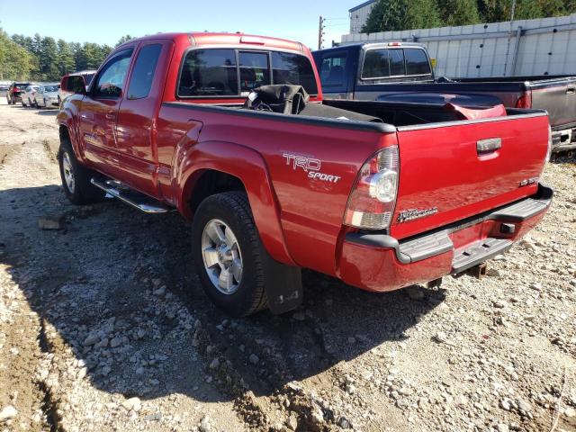 5TEUU4EN3AZ684237 - 2010 TOYOTA TACOMA ACC წითელი ფოტო 3