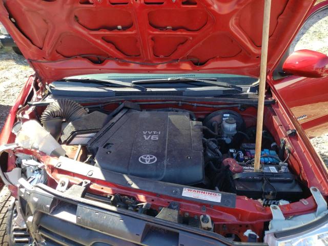 5TEUU4EN3AZ684237 - 2010 TOYOTA TACOMA ACC წითელი ფოტო 7