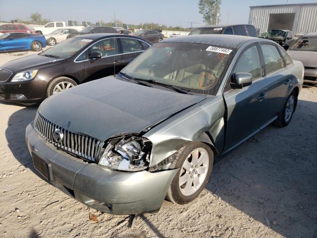 1MEHM40187G611577 - 2007 MERCURY MONTEGO LU GREEN photo 2