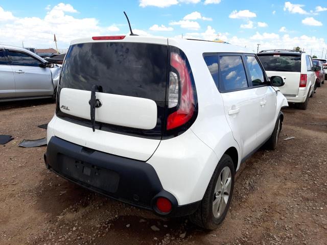 KNDJN2A21E7037770 - 2014 KIA SOUL WHITE photo 4